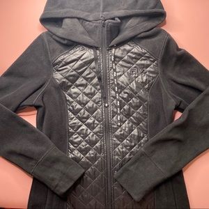 Fila Black Sport Winter Fleece Jacket ✨
